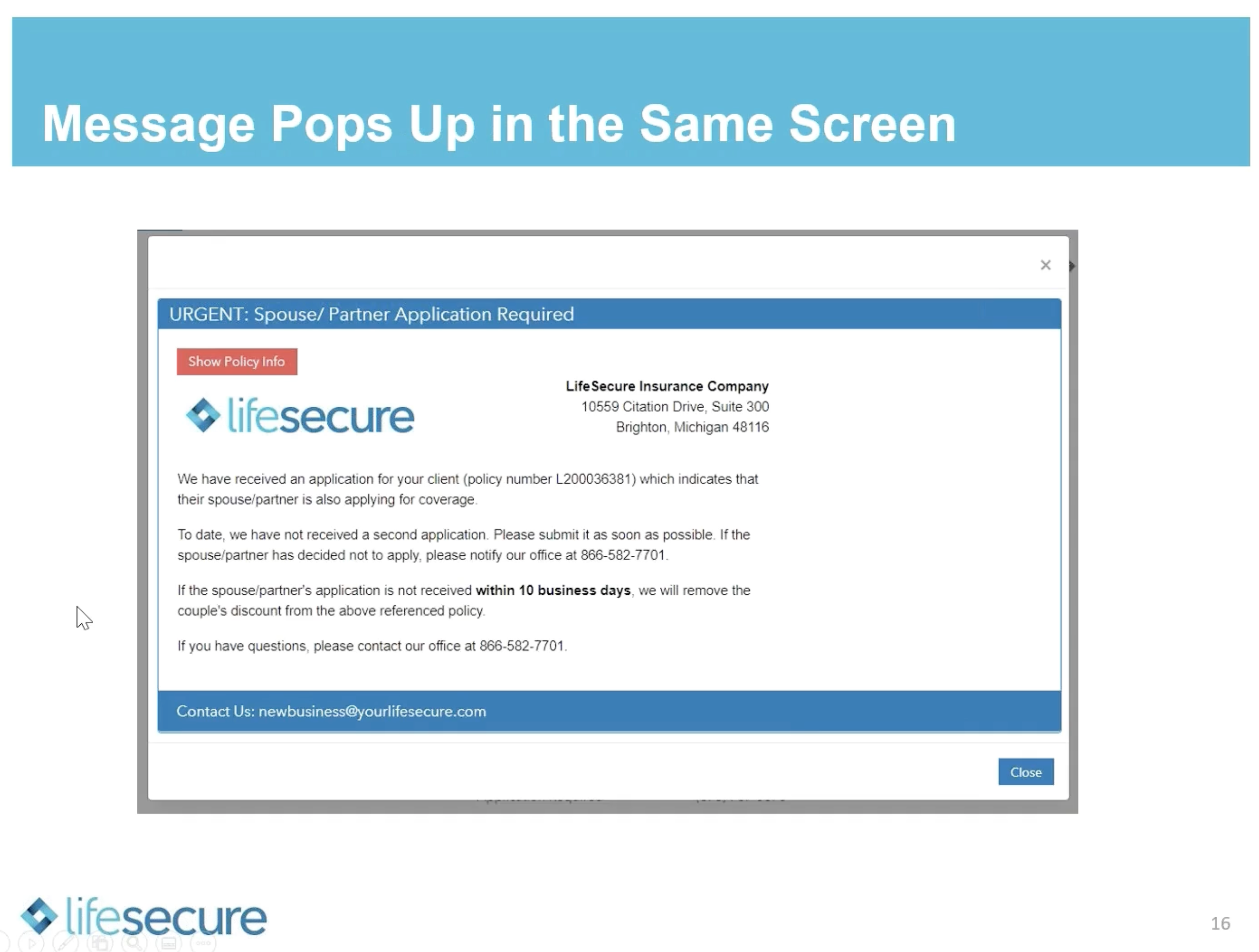 Message Interface